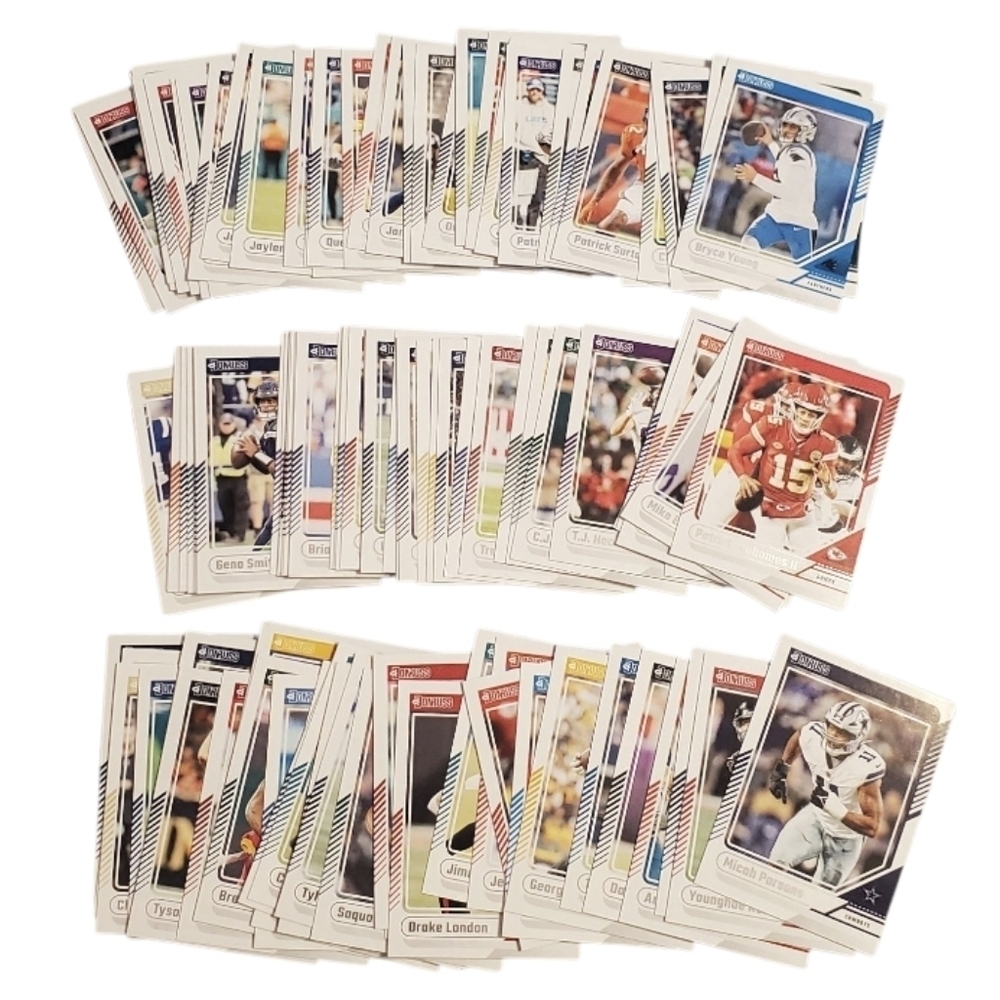 Panini Donruss Football 2024 Not So Mystery Bundle 107 Base Sports Cards